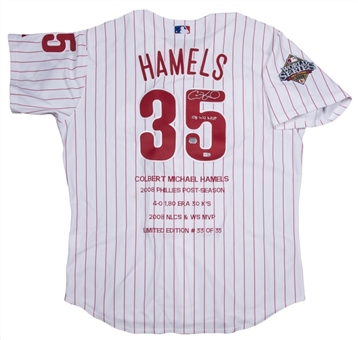 Cole Hamels Signed And Inscribed Philadelphia Phillies Limited Edition Jersey (MLB Authenticated)